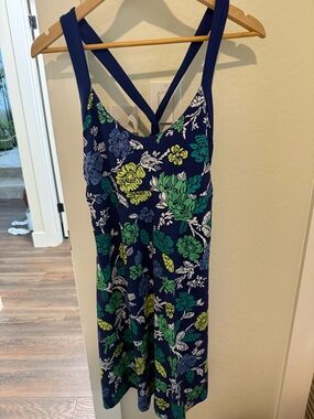 Patagonia Blue and Black Active Top